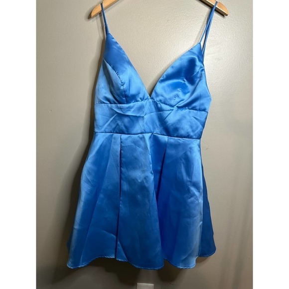 B. Darling - Macy's Womens Blue Dress - Size 13/14 New with Tags - Picture 1 of 5